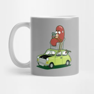 Funny Cute Silly Bean Comedy Cartoon Parody Mug